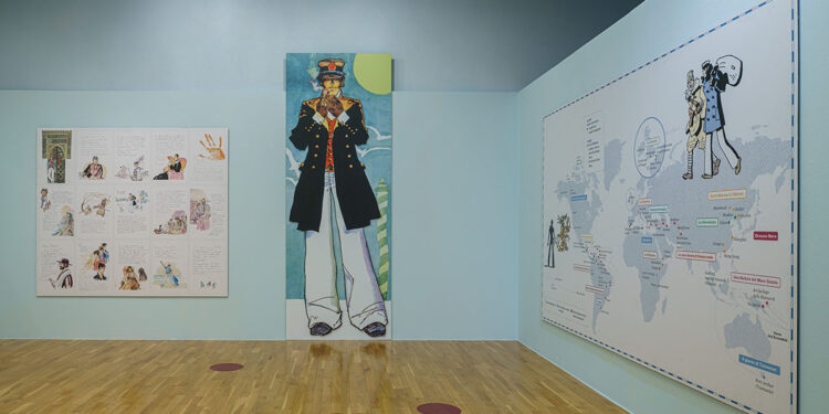 Mostra “Corto Maltese Verso nuove rotte”, Palazzo di Città a Cagliari. ? Giorgio Marturana
