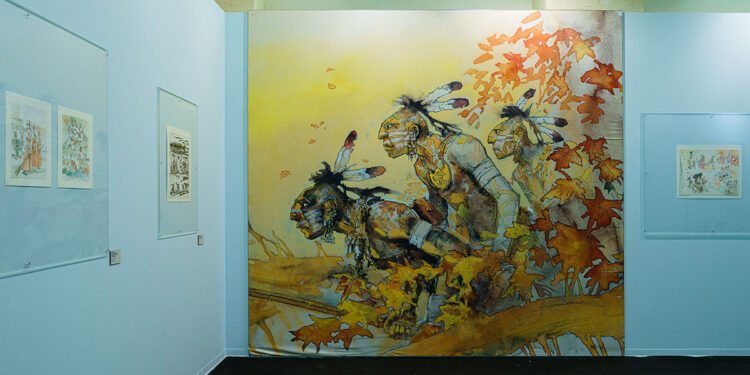 Mostra “Corto Maltese Verso nuove rotte”, Palazzo di Città a Cagliari. ? Foto Giorgio Marturana