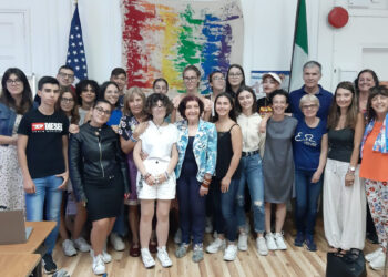 I ragazzi della rete Fri.Sa. Li. World Group of Schools a New York