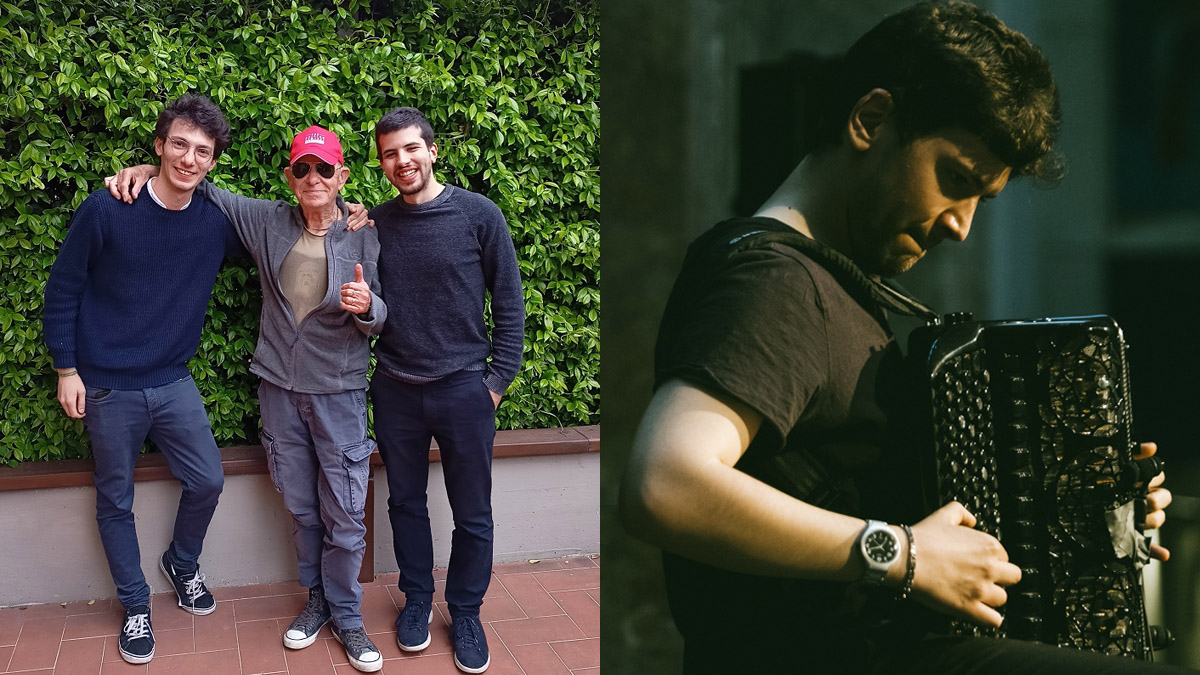 Il trio Candeloro - Cazzola - Bavetta e João Barradas (? Vera Marmelo)