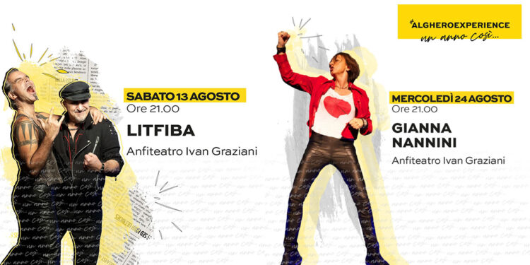 Litfiba e Gianna Nannini ad Alghero