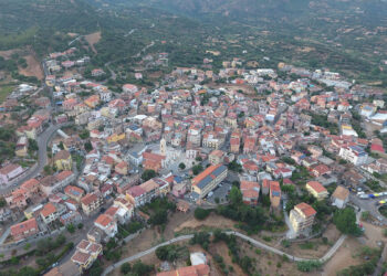 Veduta aerea di Loceri