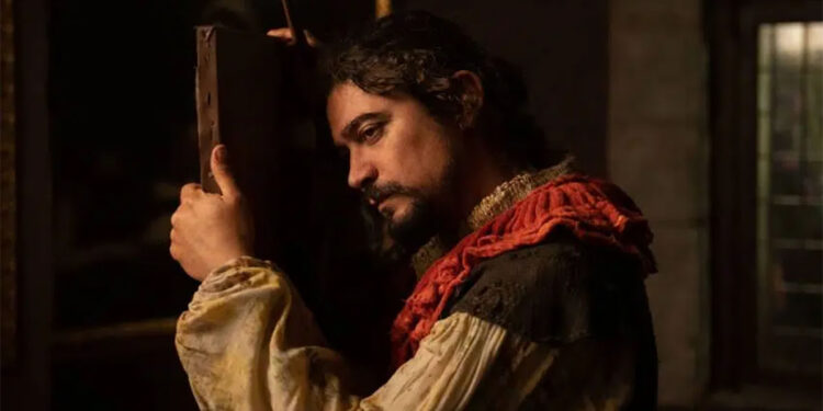 Riccardo Scamarcio in "L'ombra di Caravaggio"