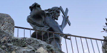 La statua del Cristo Redentore a Nuoro. ? Marco Cau
