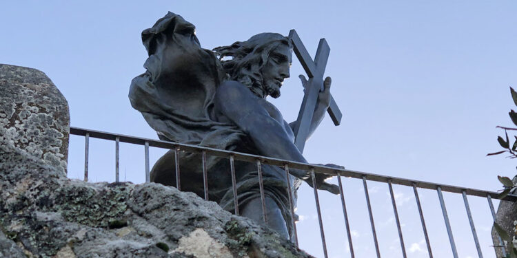 La statua del Cristo Redentore a Nuoro. ? Marco Cau
