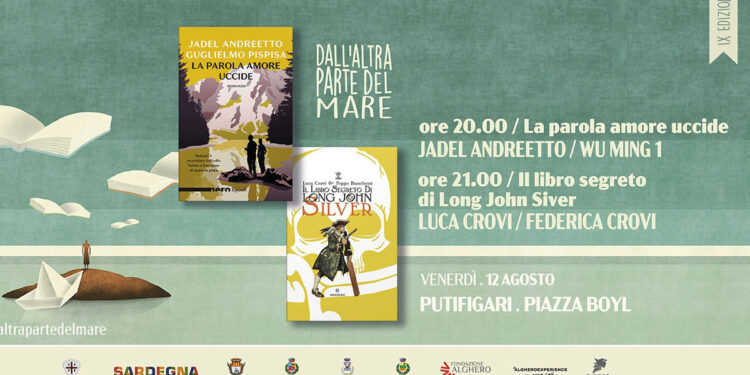 Wu Ming 1, Jadel Andretto e Luca Crovi al festival Dall’altra parte del mare