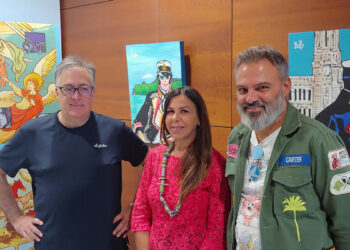 Bepi Vigna, Maria Dolores Picciau e Bob Marongiu