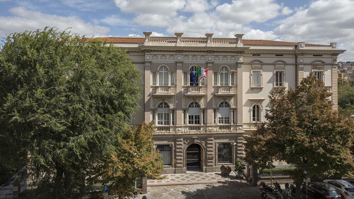 La Direzione generale del Banco di Sardegna a Sassari