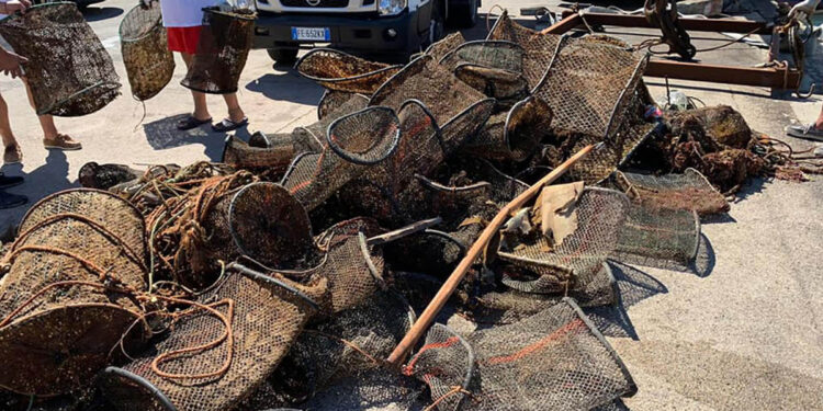 "Fondali Puliti" Castelsardo, la raccolta del 2021