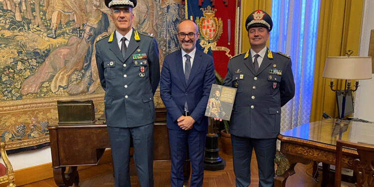 Il Generale Bolognese, il Sindaco Truzzu e il Generale Angeloni