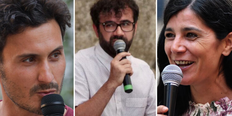 Nicola Muscas, Mauro Tetti e Paola Soriga