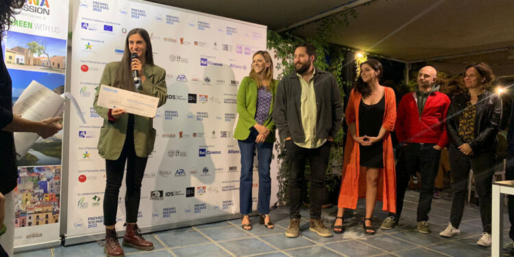 Un momento della cerimonia di premiazione della 37ª edizione del Premio Solinas