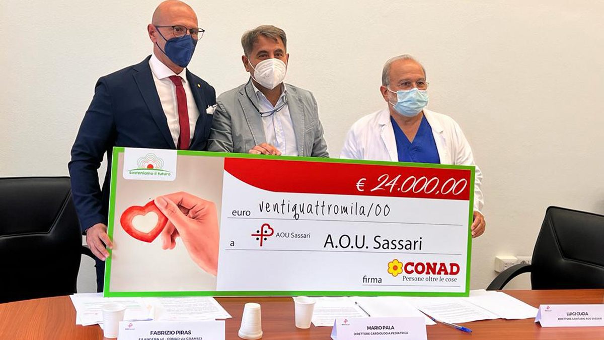 "Sosteniamo le passioni" Conad e Aou Sassari