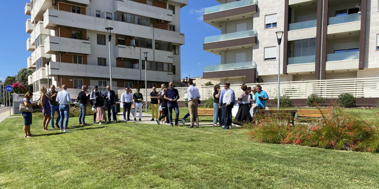 Spazio verde in via Vesalio a Cagliari