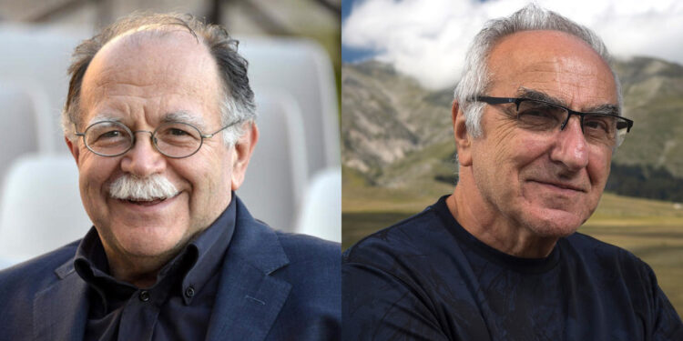 Walter Siti e Tanino Liberatore (? Luciano D'Angelo)