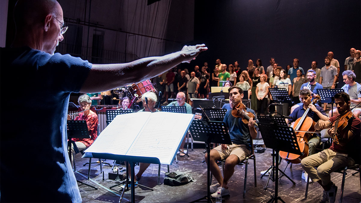 Verdinelli, prove coro e orchestra. ? Michela Leo