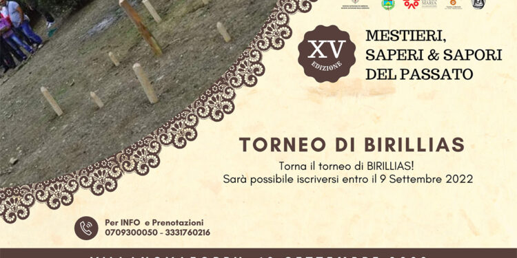 Torneo di birillias a Villanovaforru