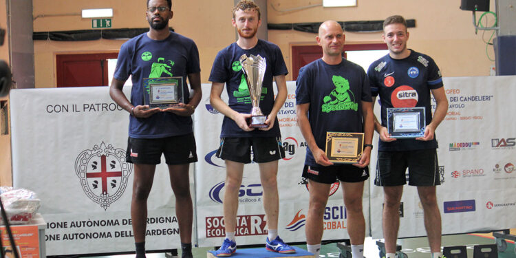 Il podio del 3° Trofeo Internazionale Città dei Candelieri