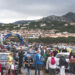 10° Rally Terra Sarda, Il Molo Vecchio di Porto Cervo, durante le fasi di premiazione degli equipaggi. ? Gabriele Pileri