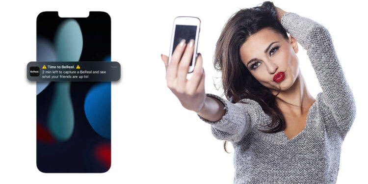 BeReal - Selfie. ? Depositphotos