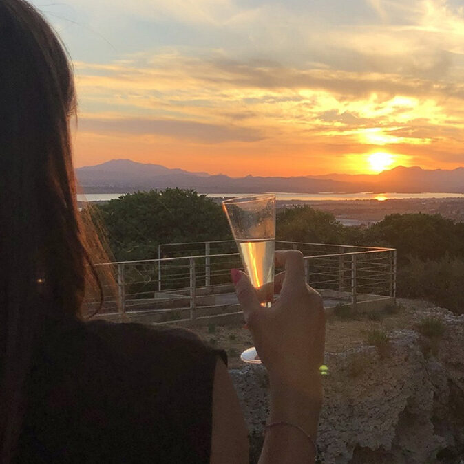 Cagliari, tramonto al Castello di San Michele