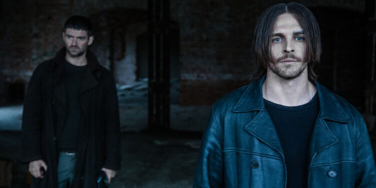 Harlan Draka (Wade Briggs) e Emil Kurjak (Stuart Martin) nel film “Dampyr”. ? Gianfilippo De Rossi