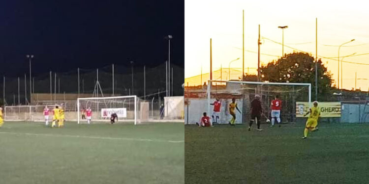 FC Alghero - Nughedu, il gol di Nemore