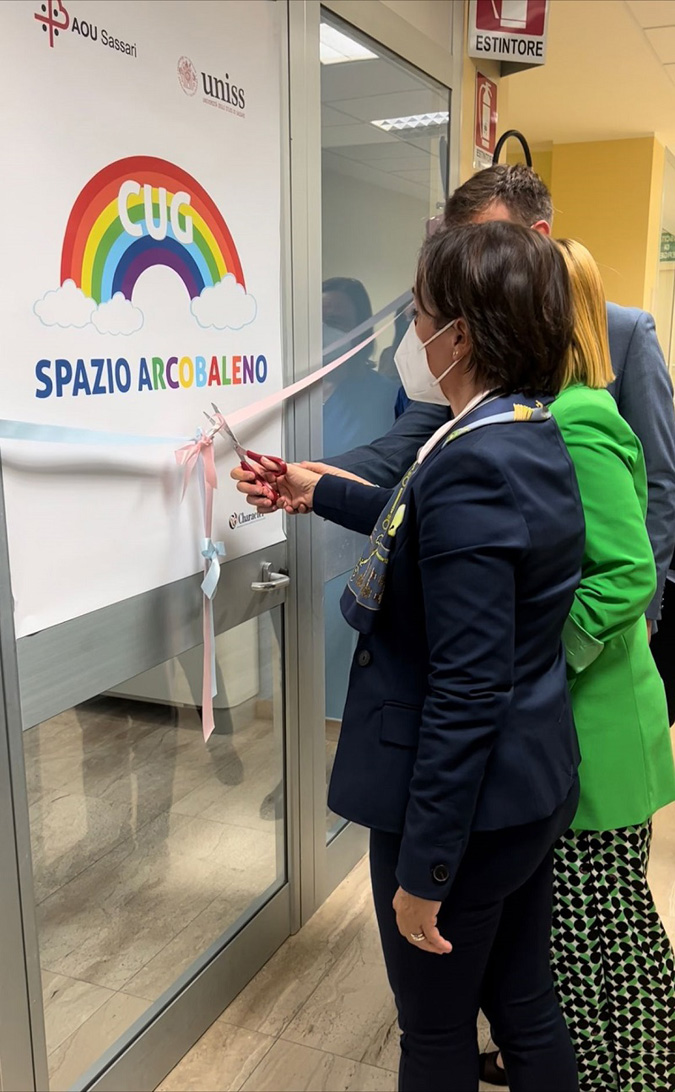 Sassari, Spazio Arcobaleno, il taglio del nastro