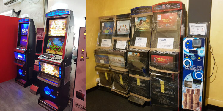 Sequestrati 6 apparecchi da divertimento illegali ad Assemini e Guspini