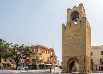 Torre di San Cristoforo o Mariano II Oristano. ? Depositphotos