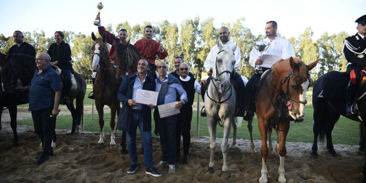 Le premiazioni della prima edizione della Giostra internazionale all’anello ad Oristano