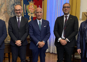 Al Municipio il sindaco Truzzu riceve il presidente dell'ACI Sticchi Daminani
