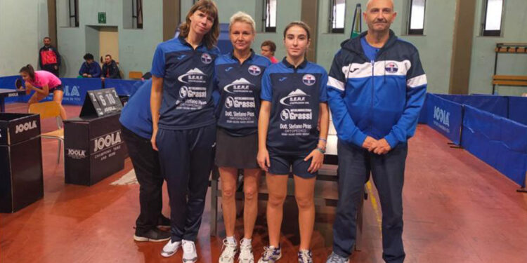 B femminile del Tennistavolo Sassari