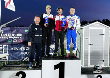 Il podio della XII Coppa sardegna di Kart