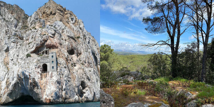 Porto Flavia, Iglesias (SU) ? Davide Maffei. Bosco di Curadureddu, Tempio Pausania (SS)