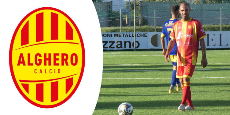 Stefano Mereu dell'Alghero Calcio