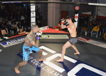 Un incontro di MMA al Fight club championship