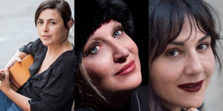 Versioni Femminili, da sx Claudia Crabuzza, Rita Casiddu e Silvia Pilia
