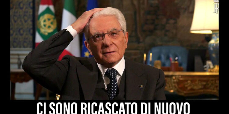 Meme - Crisi di governo Sergio Mattarella