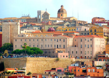 Panorama del centro storico di Cagliari
