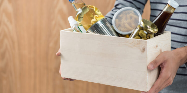 Spesa alimentare solidarietà. ? Depositphotos