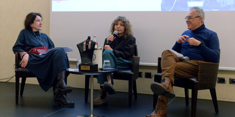 Da sinistra: Gabriella Gallozzi, Wilma Labate e Alessandro Macis