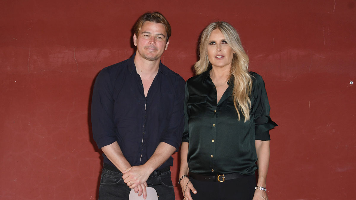 Josh Hartnett con Tiziana Rocca, General Director Filming Italy Sardegna Festival