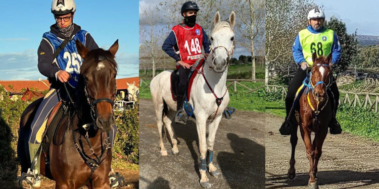 Da sinistra: Luca Mura, Francesco Lai e Costantino Sanna