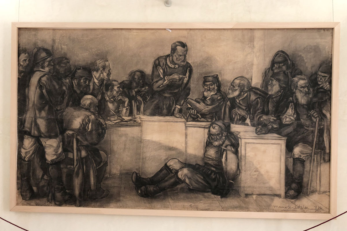 Mario Delitala ”S’arrendadore” (1926) - Pinacoteca Nazionale di Sassari. ? Marco Cau
