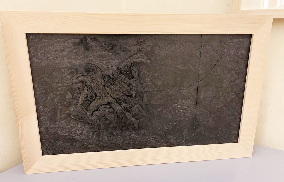 Mario Delitala, matrice “Cavalleria Galla” (1942) - Pinacoteca Nazionale di Sassari. ? Marco Cau
