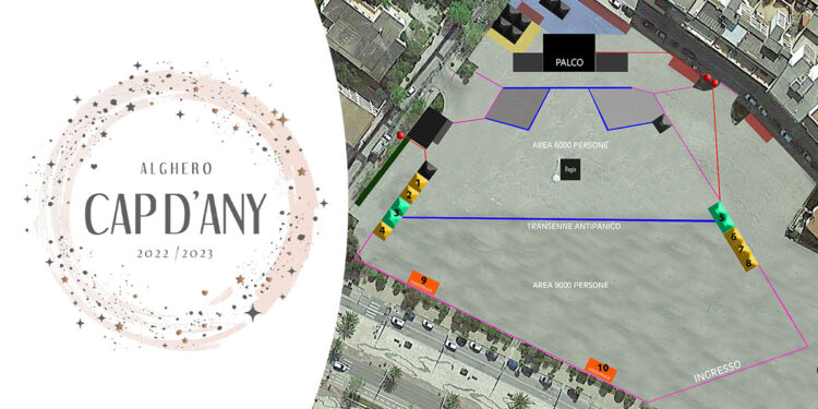 Piazzale della Pace Alghero Cap d'Any