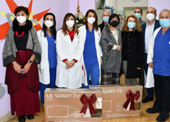 Sassari, consegna delle SmartTv in Cardiologia pediatrica