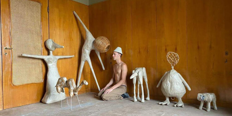 Un momento della residenza artistica Officin&Ideali