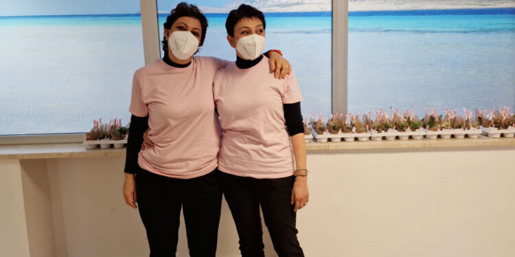 Da sinistra, Claudia Torru e Valeria Atzori